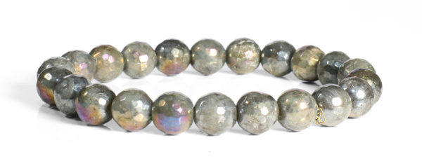 Labradorite Faceted with AB Luster Bracelet