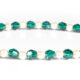 Emerald Swarovski Crystals and Pearl Bracelet
