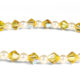 Yellow Topaz Swarovski Crystal and Pearls Bracelet