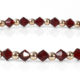 Signature FY Lock Collection with Garnet Crystals and 14kt Gold.